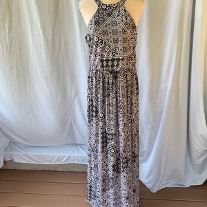 SOLD-Winter Cruise or Spring Tropical Vacation Fun Patterned Maxi